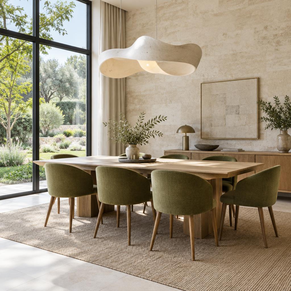 Contemporary architectural dining concept
